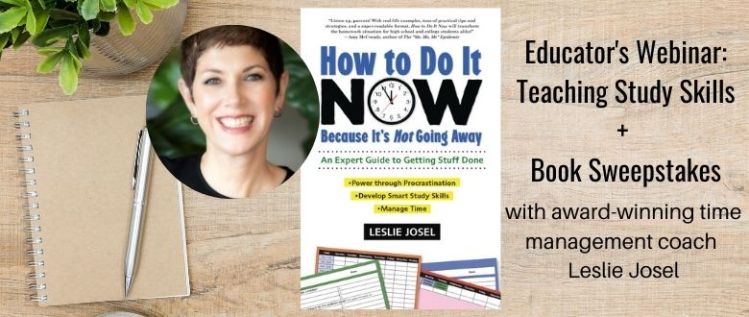 Teaching Study Skills Webinar + Book Sweepstakes