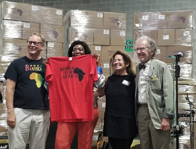 BOOKS FOR AFRICA CELEBRATES NEW WAREHOUSE OPENING IN ATLANTA UNDER LEADERSHIP OF BOARD PRESIDENT JONI SUSSMAN