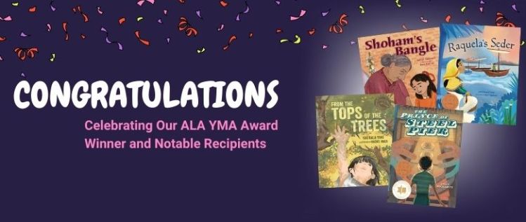 Congratulations to our ALA YMA Award Winners and Notable Recipients!