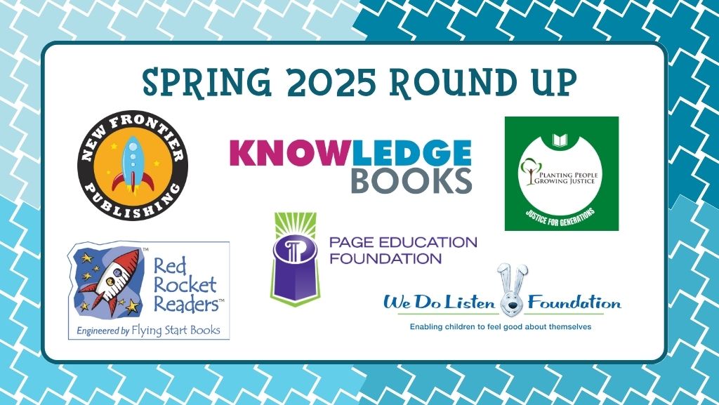 Lerner Publisher Services Spring 2025: New Frontier, Planting People Growing Justice, Page Education, Flying Start Books, Knowledge Books, We Do Listen